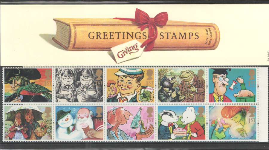 (image for) 1993 Greetings Booklet Pane Presentation Pack G2 - KX5 / DB13(6) - Click Image to Close